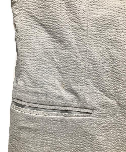 JOSEPH HOMME（ジョゼフ オム）JOSEPH HOMME (ジョゼフ オム) シアサッカーテーラードジャケット グレー サイズ:48の古着・服飾アイテム