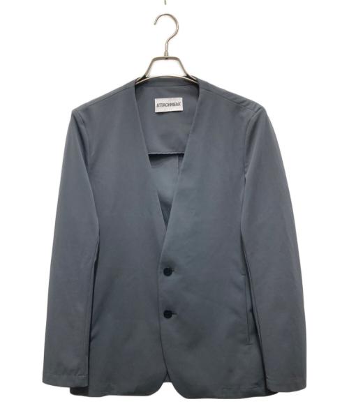 ATTACHMENT（アタッチメント）ATTACHMENT (アタッチメント) 別注 LUCA MATTE TWIST N/C JACKET/ルカマットツイストN/Cジャケット オリーブ サイズ:2の古着・服飾アイテム
