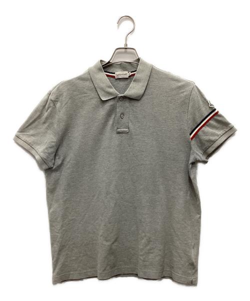 MONCLER（モンクレール）MONCLER (モンクレール) MAGLIA POLO MANICA CORTA グレー サイズ:XLの古着・服飾アイテム