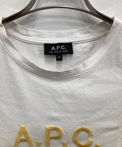 A.P.C.（アーペーセー）A.P.C. (アーペーセー) 半袖Tシャツ ホワイト サイズ:Mの古着・服飾アイテム