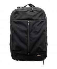 PORTER（ポーター）の古着「UPSIDE 3WAY BRIEFCASE/アップサイド 3ウェイ ブリーフケース」｜ブラック