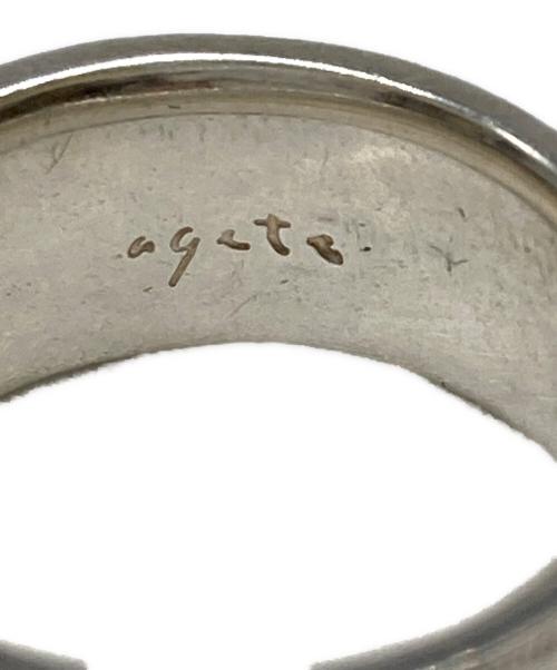 agete（アガット）agete (アガット) シルバーパールリング シルバー サイズ:11号の古着・服飾アイテム