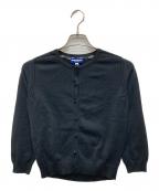 BURBERRY BLUE LABELバーバリーロンドンブルーレーベル）の古着「ニットカーディガン」｜ブラック