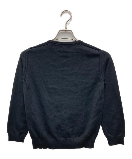 BURBERRY BLUE LABEL（バーバリーロンドンブルーレーベル）BURBERRY BLUE LABEL (バーバリーロンドンブルーレーベル) ニットカーディガン ブラック サイズ:38 未使用品の古着・服飾アイテム