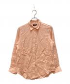LAUREN RALPH LAURENローレンラルフローレン）の古着「リネンシャツ」｜ピンク