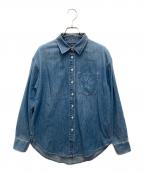 LAUREN RALPH LAURENローレンラルフローレン）の古着「デニムシャツ」｜ブルー
