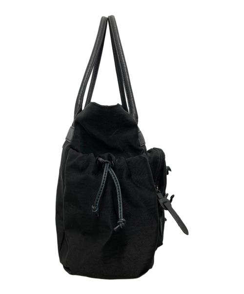 慈雨（ジウ）慈雨 (ジウ) ナイロンレザートートバッグ ブラックの古着・服飾アイテム