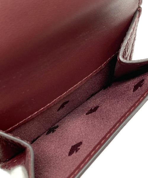 Kate Spade（ケイトスペード）Kate Spade (ケイトスペード) コンパクトウォレット ボルドーの古着・服飾アイテム