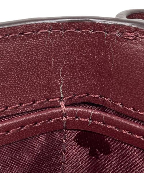 Kate Spade（ケイトスペード）Kate Spade (ケイトスペード) コンパクトウォレット ボルドーの古着・服飾アイテム