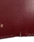 中古・古着 Kate Spade (ケイトスペード) コンパクトウォレット ボルドー：3000円