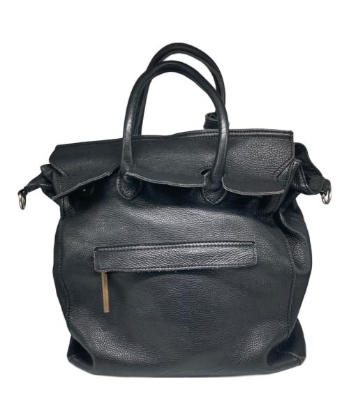 pomtata（ポンタタ）pomtata (ポンタタ) 3wayレザーバッグ ブラックの古着・服飾アイテム