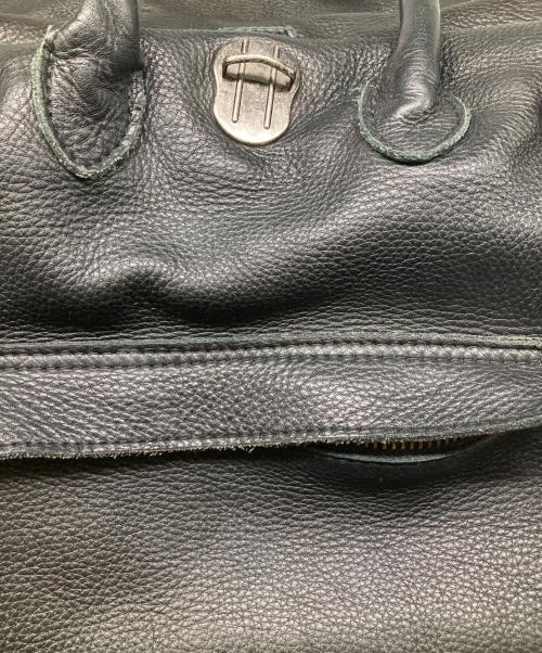 pomtata（ポンタタ）pomtata (ポンタタ) 3wayレザーバッグ ブラックの古着・服飾アイテム