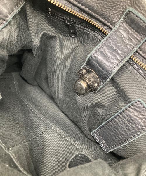 pomtata（ポンタタ）pomtata (ポンタタ) 3wayレザーバッグ ブラックの古着・服飾アイテム