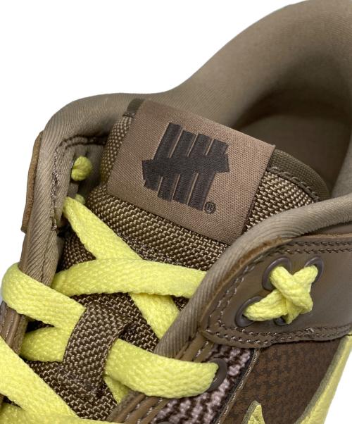 NIKE（ナイキ）NIKE (ナイキ) UNDEFEATED (アンディフィーテッド) DUNK LOW SP/ダンク ロー SP ベージュ×イエロー サイズ:27.5cmの古着・服飾アイテム