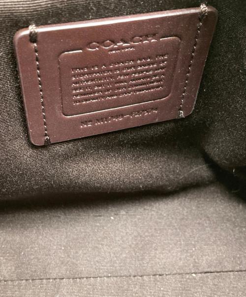 COACH（コーチ）COACH (コーチ) ミニケルシーサッチェル ショルダーバッグ ベージュ×ブラックの古着・服飾アイテム