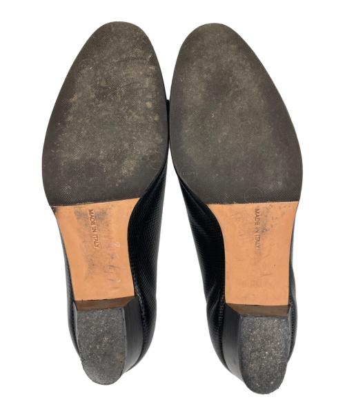 Salvatore Ferragamo（サルヴァトーレ フェラガモ）Salvatore Ferragamo (サルヴァトーレ フェラガモ) リボンパンプス ブラック サイズ:36 1/2の古着・服飾アイテム