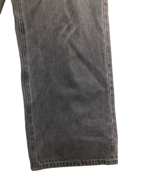 ARPEGE STORY（アルページュストーリー）Arpege story (アルページュストーリー) ワイドデニムパンツ ブラック サイズ:Ｍの古着・服飾アイテム