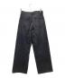 Arpege story (アルページュストーリー) ワイドデニムパンツ ブラック サイズ:Ｍ：5000円