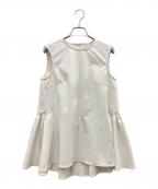 ARPEGE STORYアルページュストーリー）の古着「ペプラムラッシュガード」｜ホワイト