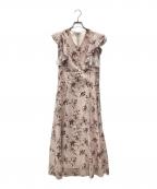 Rirandtureリランドチュール）の古着「フラワーシフォンワンピース」｜ピンク