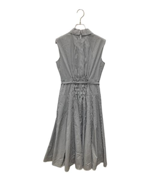 Apuweiser-riche（アプワイザーリッシェ）Apuweiser-riche (アプワイザーリッシェ) 洗えるパール釦シャツワンピース ホワイト×ブラック サイズ:1の古着・服飾アイテム