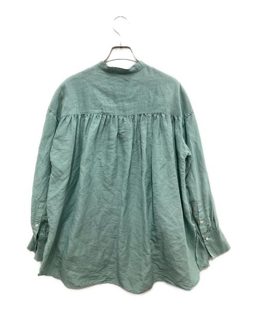 IENA（イエナ）IENA (イエナ) ラミーリヨセルバックギャザーシャツ グリーン サイズ:36の古着・服飾アイテム