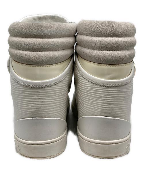 LOUIS VUITTON（ルイ ヴィトン）LOUIS VUITTON (ルイ ヴィトン) ハイカットスニーカー ホワイト サイズ:22.5の古着・服飾アイテム