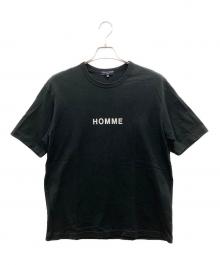 COMME des GARCONS HOMME（コムデギャルソン オム）の古着「プリントTシャツ」｜ブラック