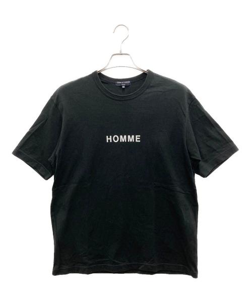 COMME des GARCONS HOMME（コムデギャルソン オム）COMME des GARCONS HOMME (コムデギャルソン オム) プリントTシャツ ブラック サイズ:Mの古着・服飾アイテム