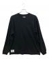 WTAPS（ダブルタップス）の古着「ロングスリーブカットソー」｜ブラック