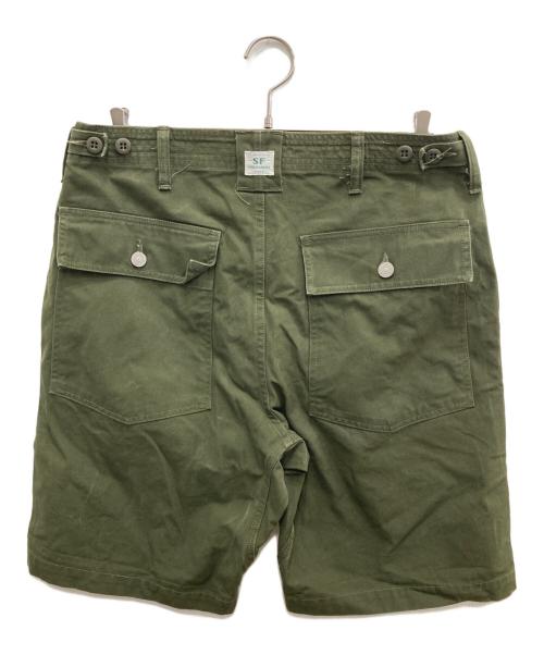 SASSAFRAS（ササフラス）SASSAFRAS (ササフラス) ハーフパンツ オリーブ サイズ:Mの古着・服飾アイテム