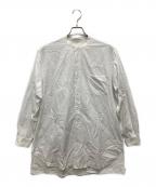 COMOLIコモリ）の古着「バンドカラーシャツ」｜ホワイト