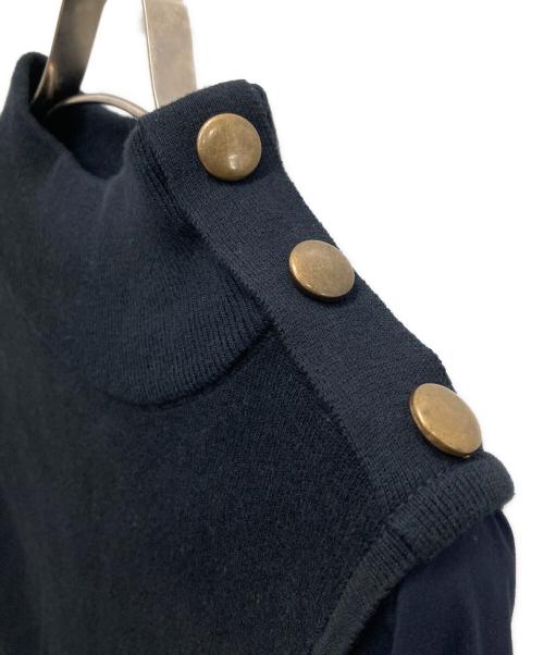 C'est moijeu（セモアージュ）C'est moijeu (セモアージュ) ドッキングワンピース ネイビー サイズ:Free 未使用品の古着・服飾アイテム