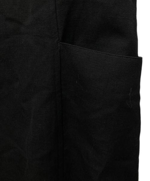 Noble（ノーブル）Noble (ノーブル) リネン混2WAYロングワンピース ブラック サイズ:38の古着・服飾アイテム