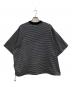 is-ness (イズネス) BALLOON BORDER SHORT SLEEVE T-SHIRT ブラック サイズ:M：8000円