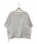 is-ness (イズネス) BALLOON BORDER SHORT SLEEVE T-SHIRT/バルーンボーダーTシャツ ホワイト サイズ:M：8000円