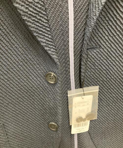 TETE HOMME（テット オム）TETE HOMME (テット オム) ドットエアーサッカー ジャケット ネイビー サイズ:M 未使用品の古着・服飾アイテム