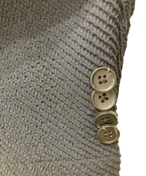 TETE HOMME（テット オム）TETE HOMME (テット オム) ドットエアーサッカー ジャケット ネイビー サイズ:M 未使用品の古着・服飾アイテム