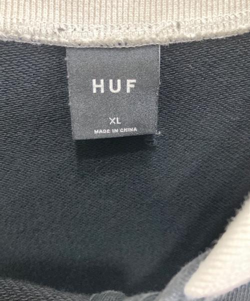 HUF（ハフ）HUF (ハフ) ポロシャツ ブラック サイズ:XLの古着・服飾アイテム