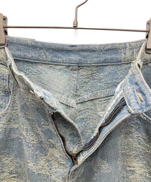 CHAORENBANG（-）CHAORENBANG (-) デニムカーゴパンツ ブルー サイズ:XLの古着・服飾アイテム