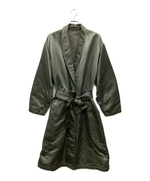 Mr.Gentleman（ミスタージェントルマン）MR.GENTLEMAN (ミスタージェントルマン) MA-1 GOWN COAT/MA-1 ガウンコート オリーブ サイズ:Lの古着・服飾アイテム