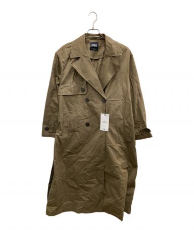 中古・古着通販】ZARA (ザラ) トレンチコート オリーブ サイズ:S 未