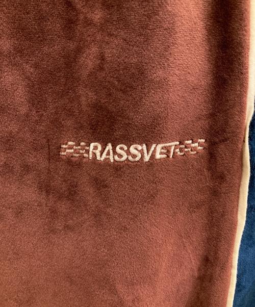 RASSVET（ラスベート）RASSVET (ラスベート) VELOR TROUSER/ベロア トラウザー ブラウン サイズ:Mの古着・服飾アイテム