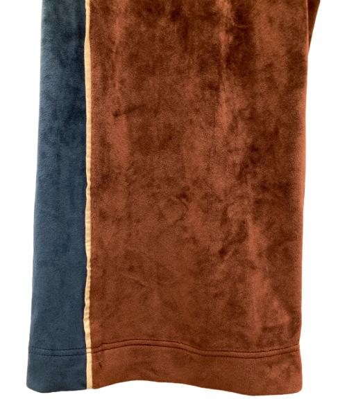 RASSVET（ラスベート）RASSVET (ラスベート) VELOR TROUSER/ベロア トラウザー ブラウン サイズ:Mの古着・服飾アイテム