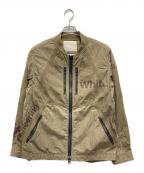 WHITE MOUNTAINEERINGホワイトマウンテ二アニング）の古着「ジップアップジャケット」｜オリーブ