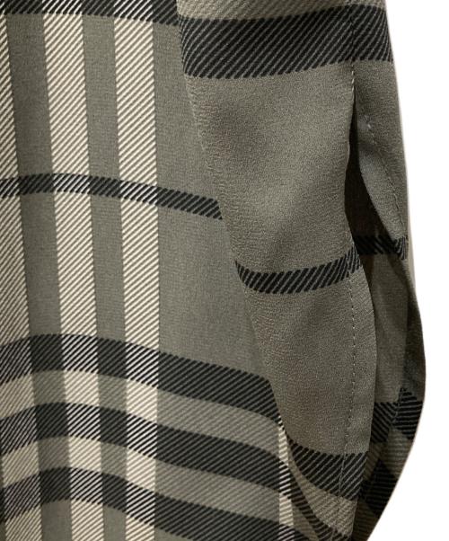 LAUREN RALPH LAUREN（ローレンラルフローレン）LAUREN RALPH LAUREN (ローレンラルフローレン) 総柄ワンピース グレー サイズ:6の古着・服飾アイテム