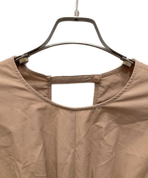 LOUNIE（ルーニー）LOUNIE (ルーニー) ウエストタックバックシャンワンピース ベージュ サイズ:38の古着・服飾アイテム