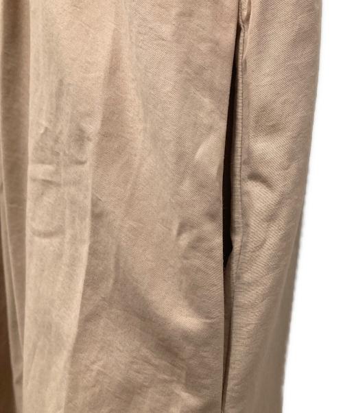 LOUNIE（ルーニー）LOUNIE (ルーニー) ウエストタックバックシャンワンピース ベージュ サイズ:38の古着・服飾アイテム