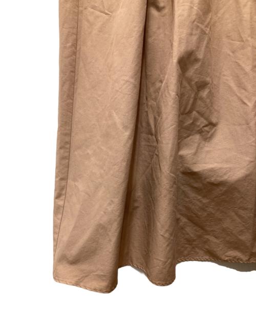 LOUNIE（ルーニー）LOUNIE (ルーニー) ウエストタックバックシャンワンピース ベージュ サイズ:38の古着・服飾アイテム