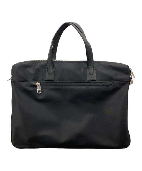 PAUL SMITH（ポールスミス）PAUL SMITH (ポールスミス) ナイロンブライトストライプトリム ブリーフケース ブラック 未使用品の古着・服飾アイテム